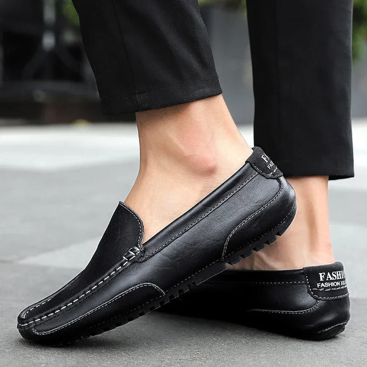 Vintém d'Ouro - Mocassins de couro vintage