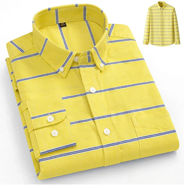 Vintém d'Ouro - Camisa Oxford de algodão