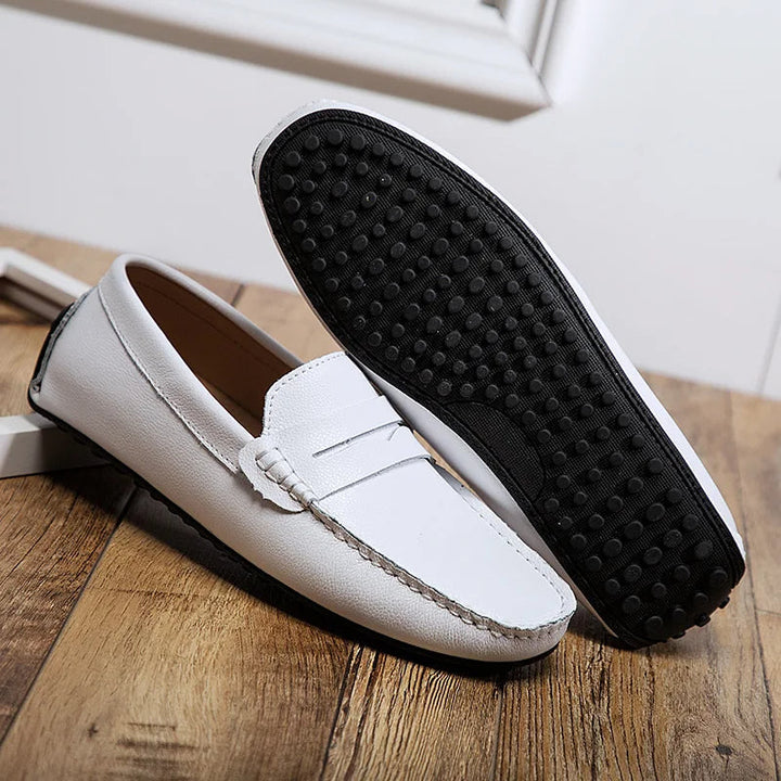 Vintém d'Ouro - Mocassins casuais de verão em pele