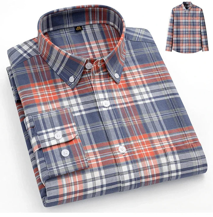 Vintém d'Ouro - Camisa Oxford de algodão