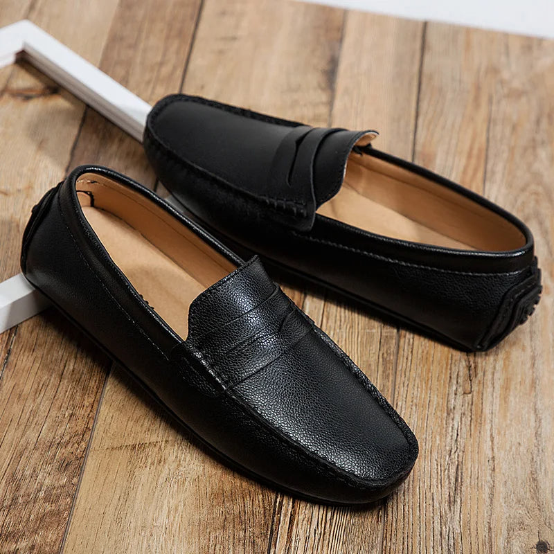 Vintém d'Ouro - Mocassins casuais de verão em pele