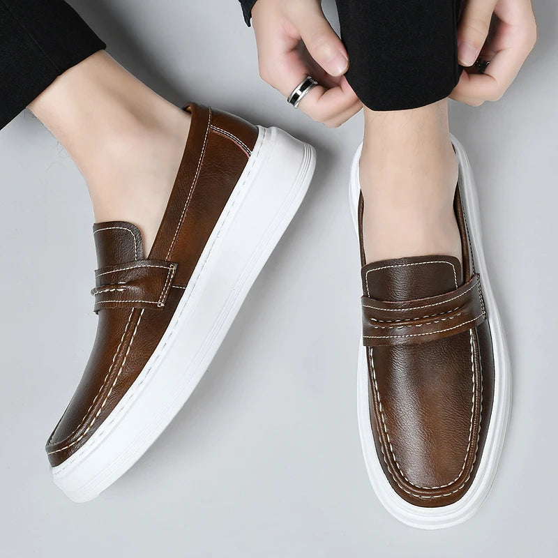 Vintém d'Ouro - Sapatos de barco em couro