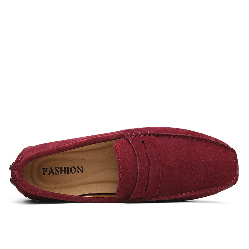 Vintém d'Ouro - Mocassins casuais de camurça