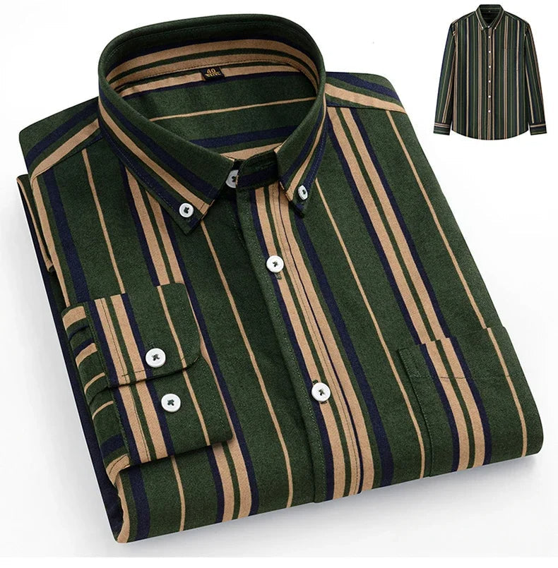 Vintém d'Ouro - Camisa Oxford de algodão