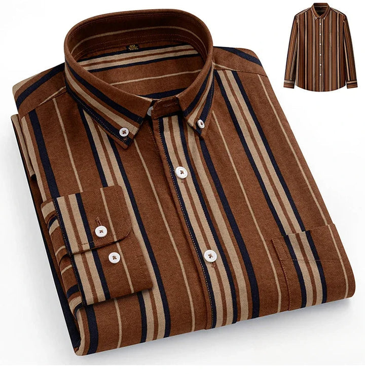 Vintém d'Ouro - Camisa Oxford de algodão