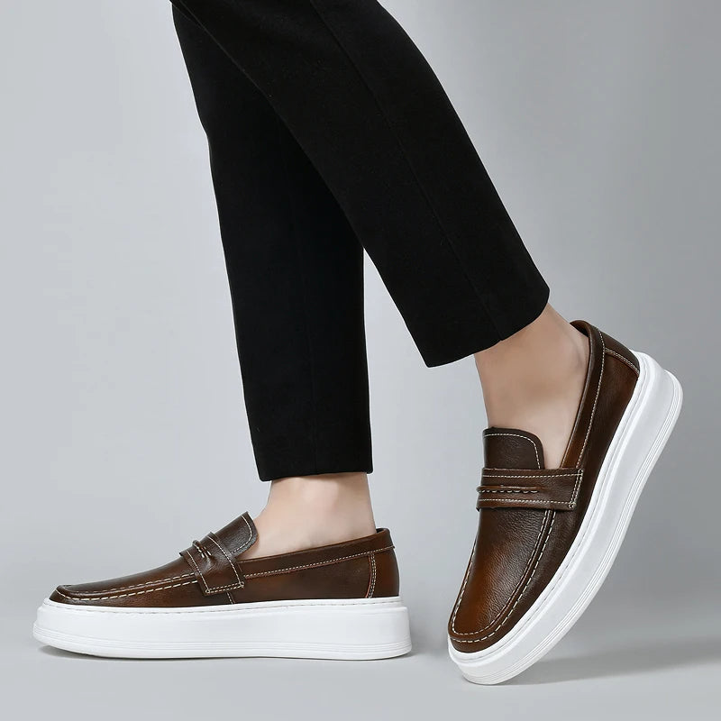 Vintém d'Ouro - Sapatos de barco em couro