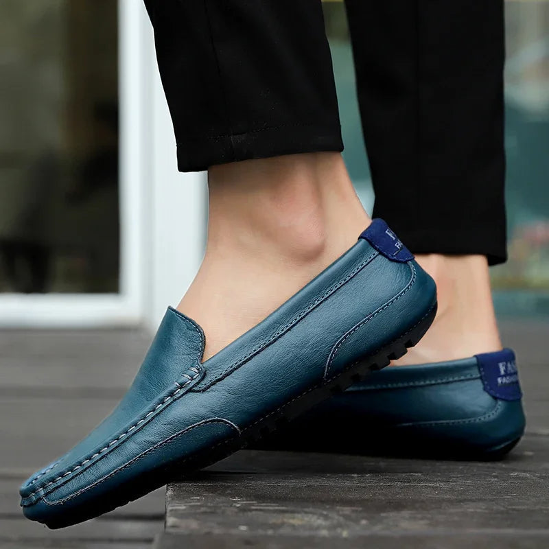 Vintém d'Ouro - Mocassins de couro vintage
