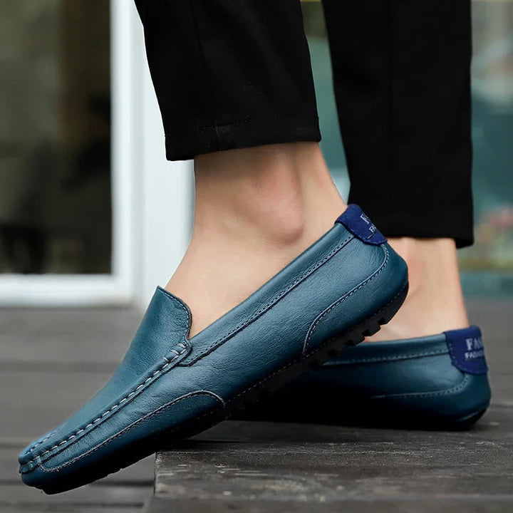 Vintém d'Ouro - Mocassins de couro vintage