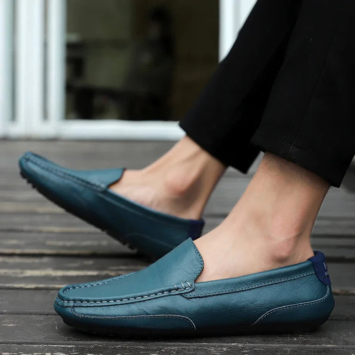 Vintém d'Ouro - Mocassins de couro vintage