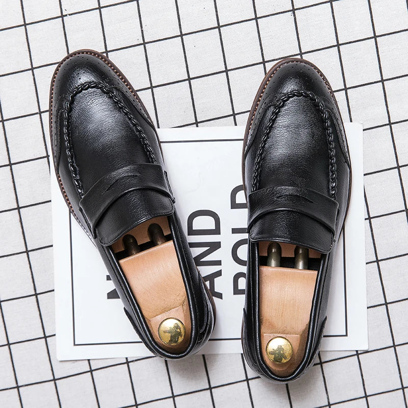 Vintém d'Ouro - Mocassins de couro chiques