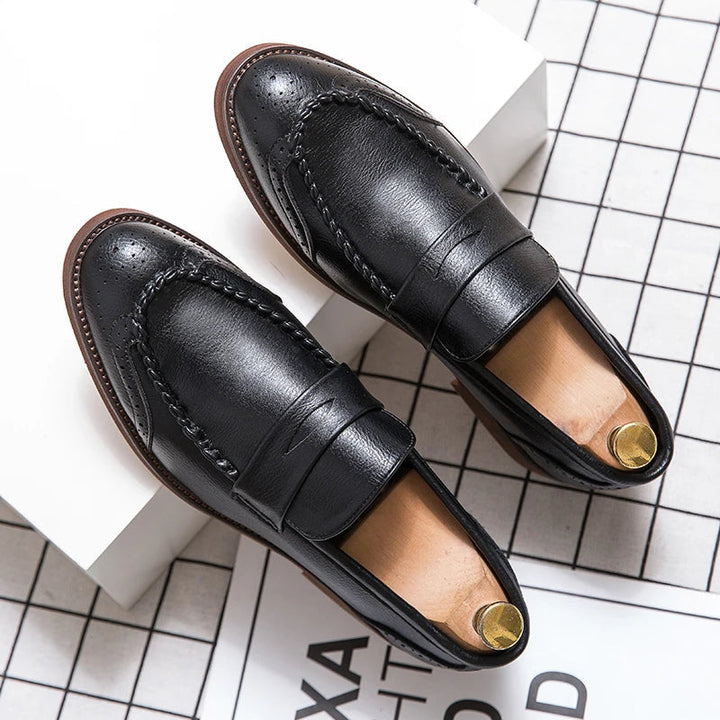 Vintém d'Ouro - Mocassins de couro chiques