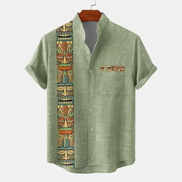 Vintém d'Ouro - Camisa vintage de manga curta