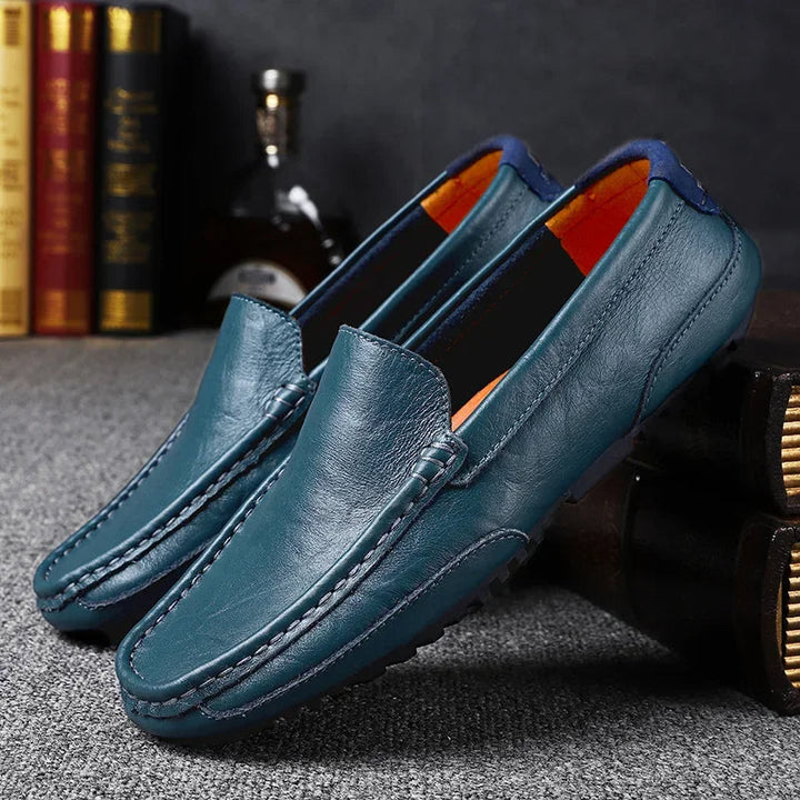 Vintém d'Ouro - Mocassins de couro vintage