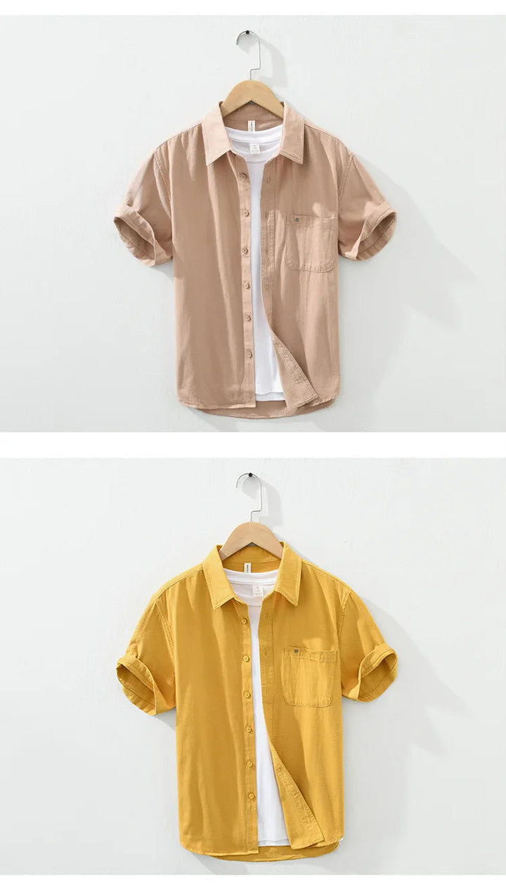 Vintém d'Ouro - Camisa de algodão de manga curta