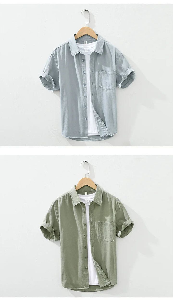 Vintém d'Ouro - Camisa de algodão de manga curta