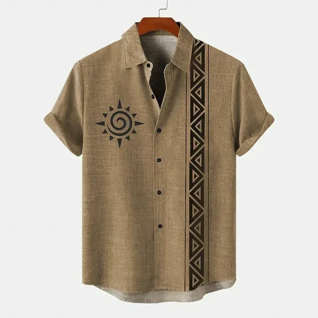Vintém d'Ouro - Camisa vintage de manga curta