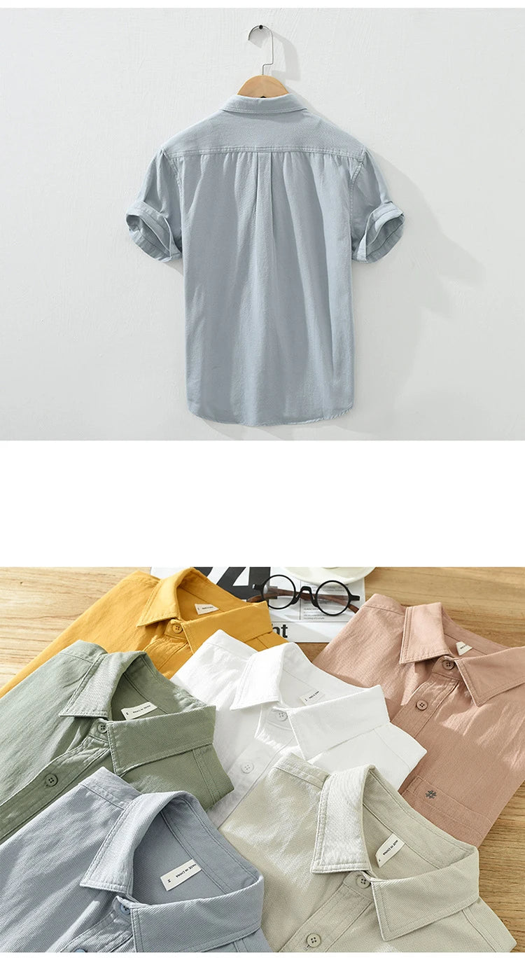 Vintém d'Ouro - Camisa de algodão de manga curta