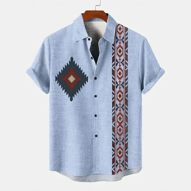 Vintém d'Ouro - Camisa vintage de manga curta