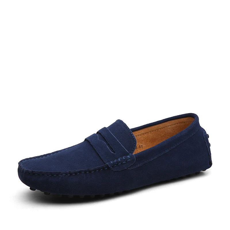 Vintém d'Ouro - Mocassins casuais de camurça