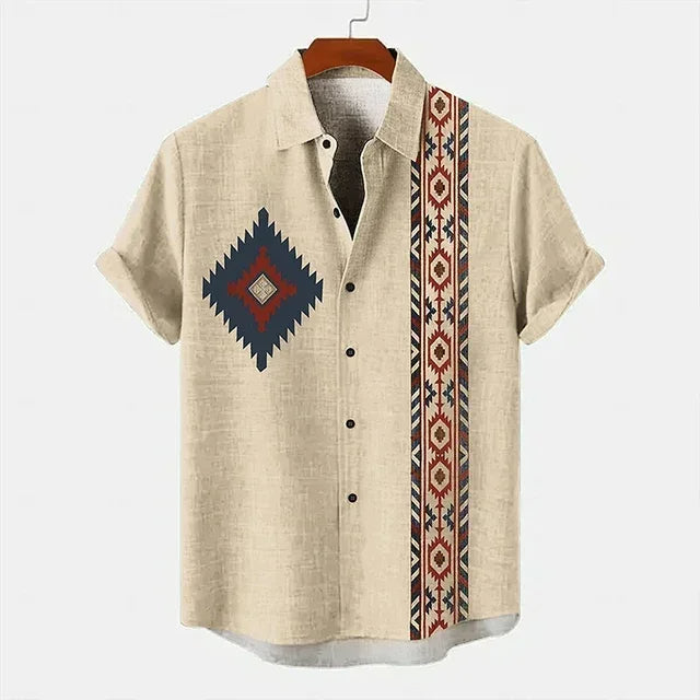 Vintém d'Ouro - Camisa vintage de manga curta