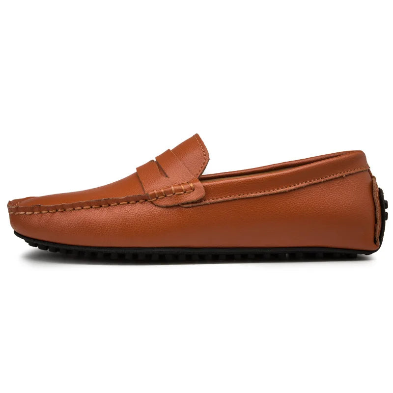 Vintém d'Ouro - Mocassins casuais de verão em pele