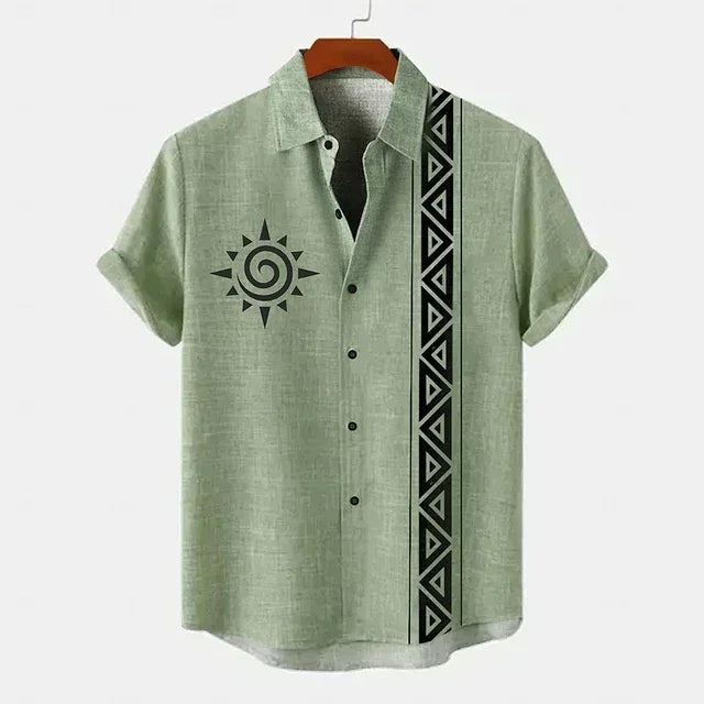 Vintém d'Ouro - Camisa vintage de manga curta