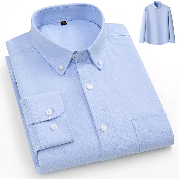 Vintém d'Ouro - Camisa Oxford de algodão