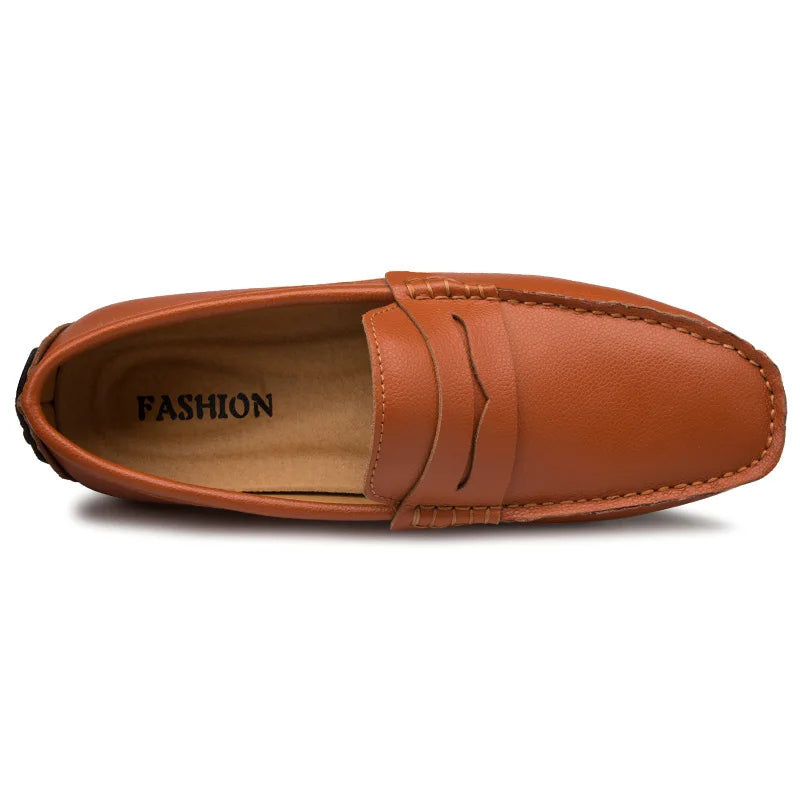 Vintém d'Ouro - Mocassins casuais de verão em pele
