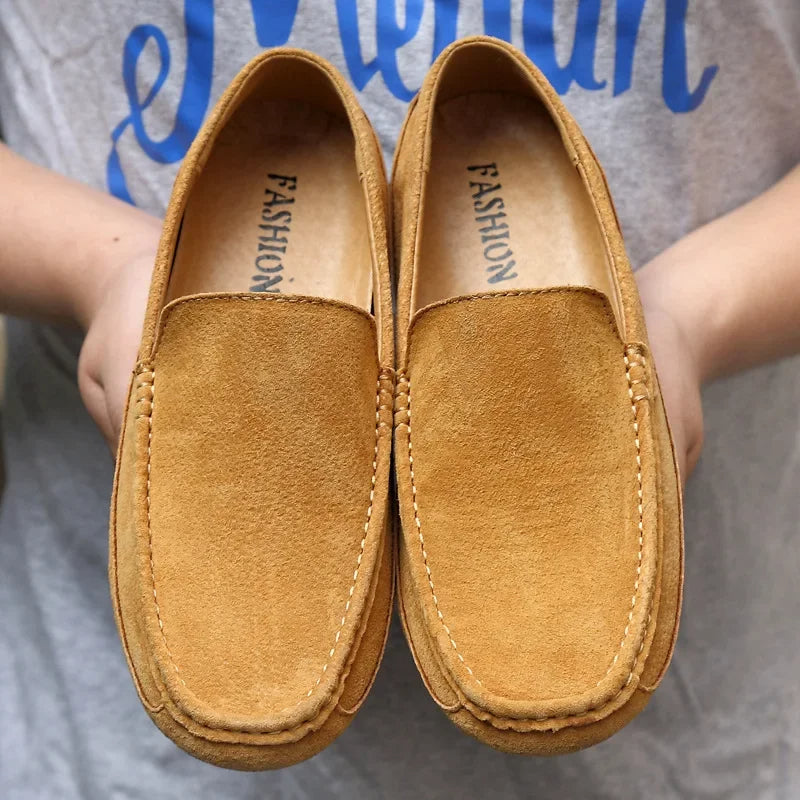 Vintém d'Ouro - Mocassins de camurça premium chiques