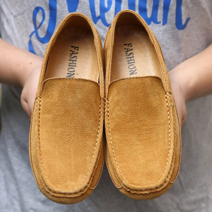 Vintém d'Ouro - Mocassins de camurça premium chiques