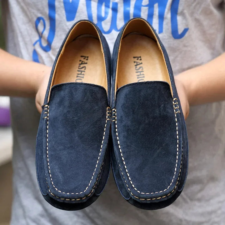 Vintém d'Ouro - Mocassins de camurça premium chiques
