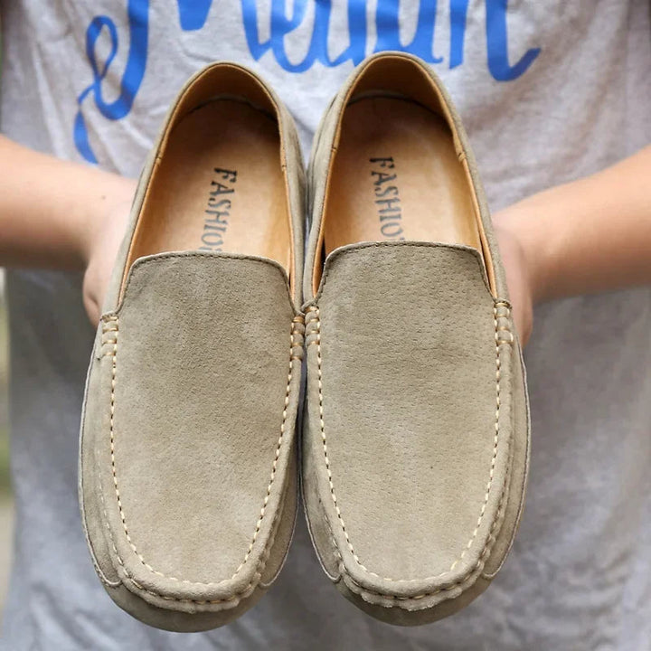 Vintém d'Ouro - Mocassins de camurça premium chiques