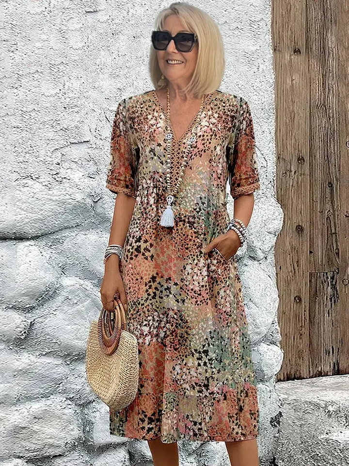 Vintém d'Ouro - Vestido Midi Feminino