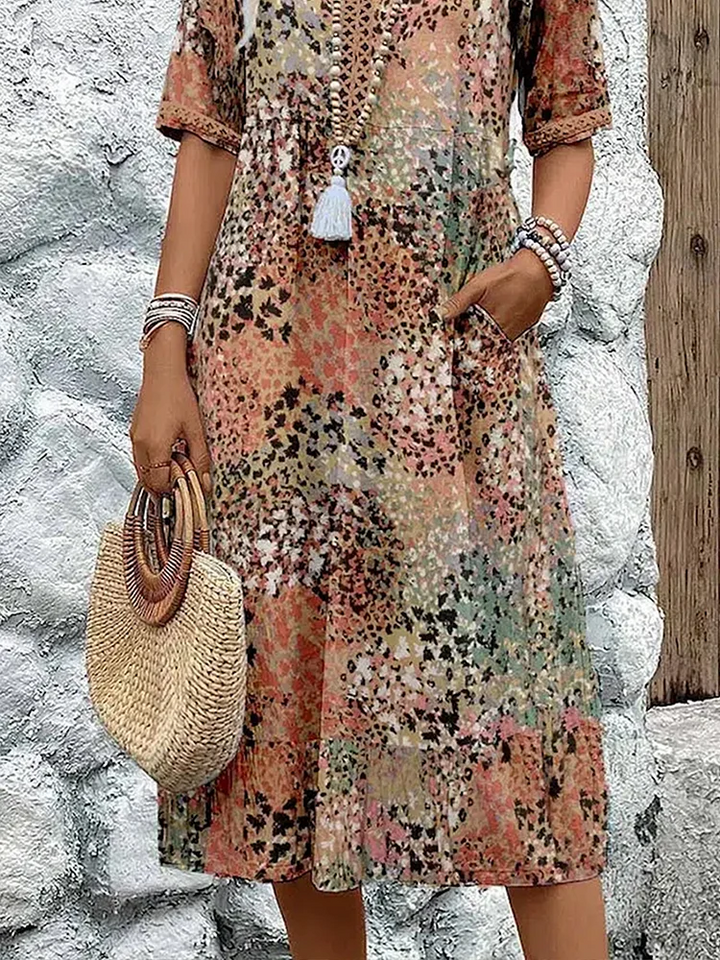 Vintém d'Ouro - Vestido Midi Feminino