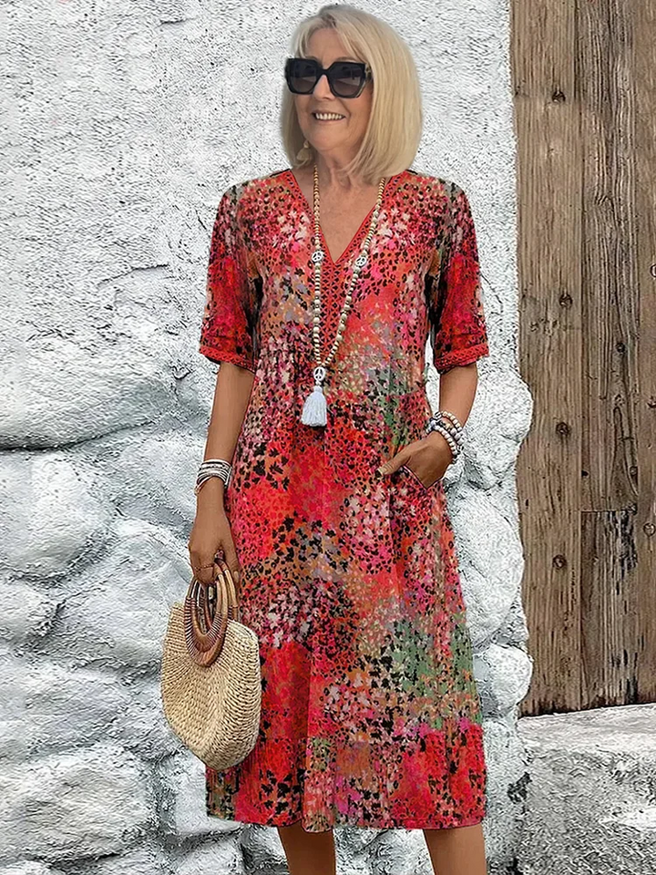 Vintém d'Ouro - Vestido Midi Feminino