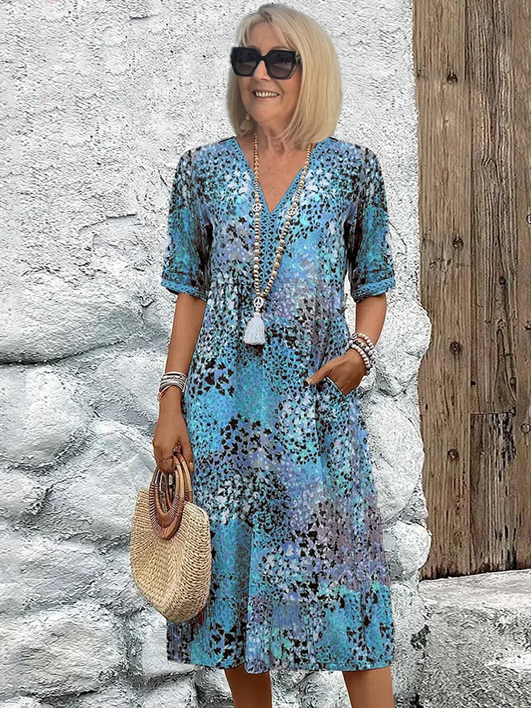 Vintém d'Ouro - Vestido Midi Feminino