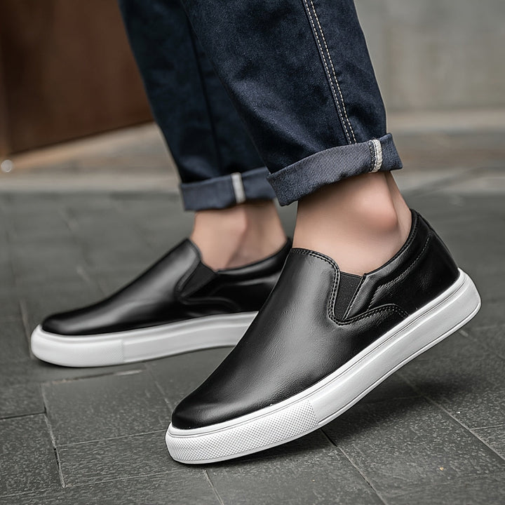Vintém d'Ouro - Sapatos casuais de couro sem atacadores