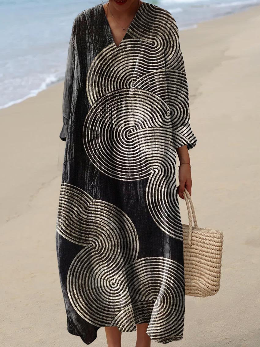 Vintém d'Ouro - Vestido de Patchwork Boémio
