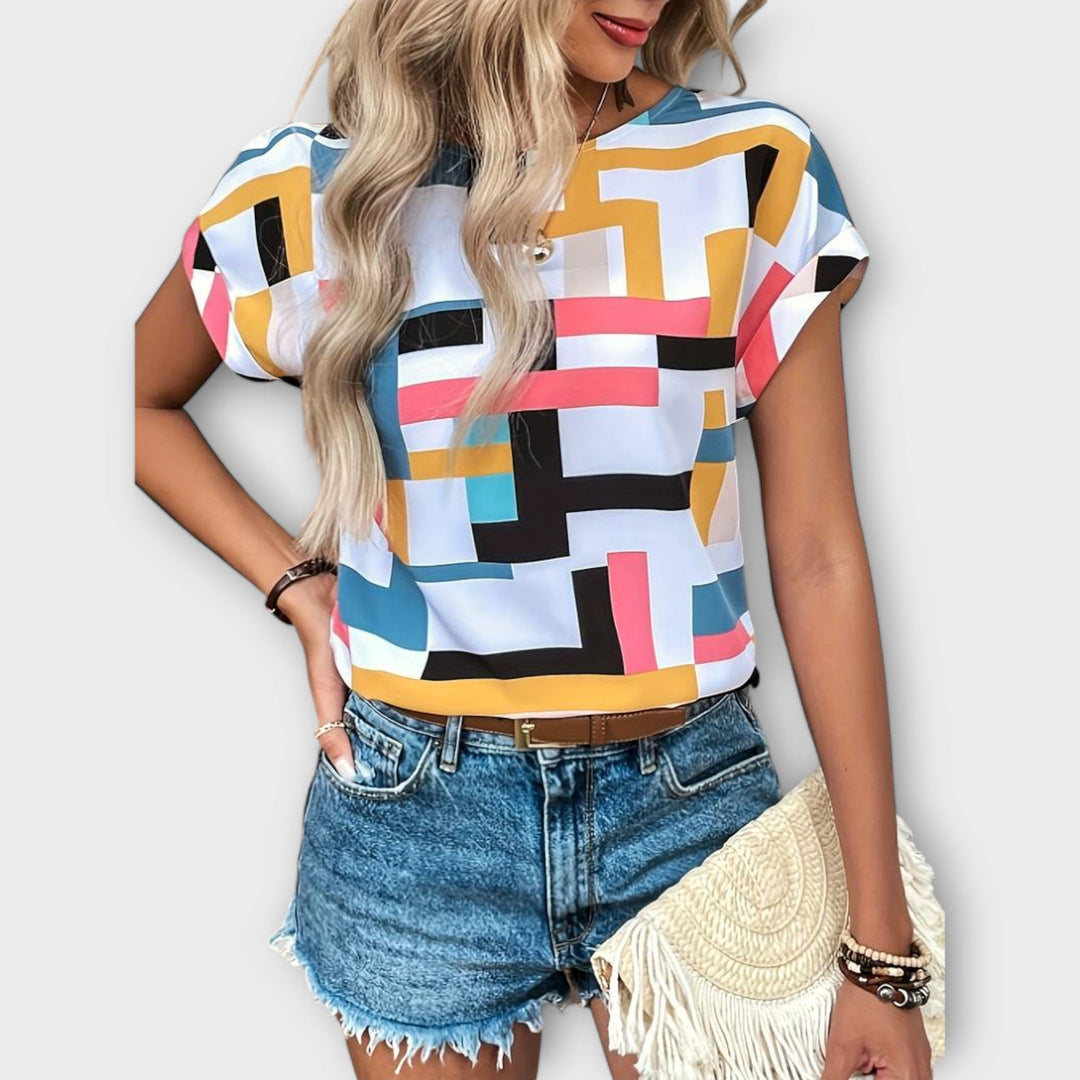 Vintém d'Ouro - Blusa de manga curta