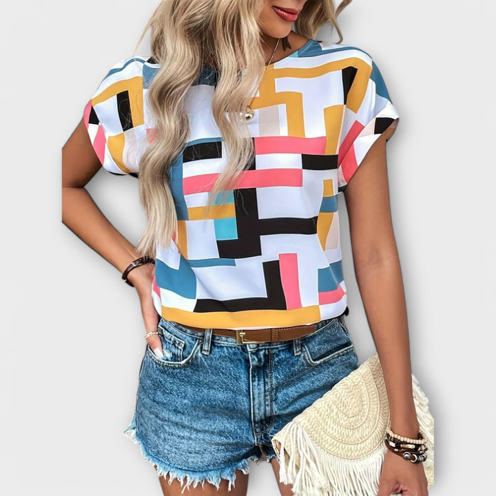 Vintém d'Ouro - Blusa de manga curta