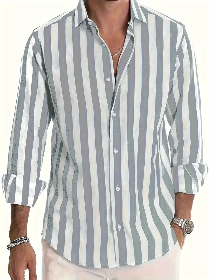 Vintém d'Ouro - Camisa de verão listrada