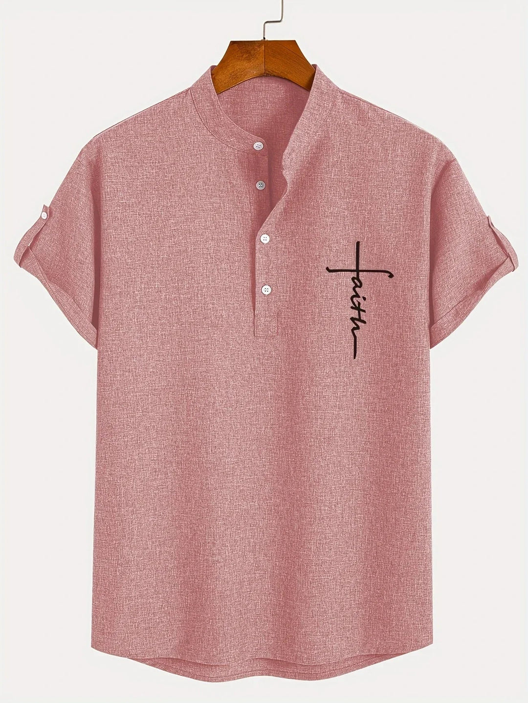 Vintém d'Ouro - Camisa Elegante com Colarinho Moderno