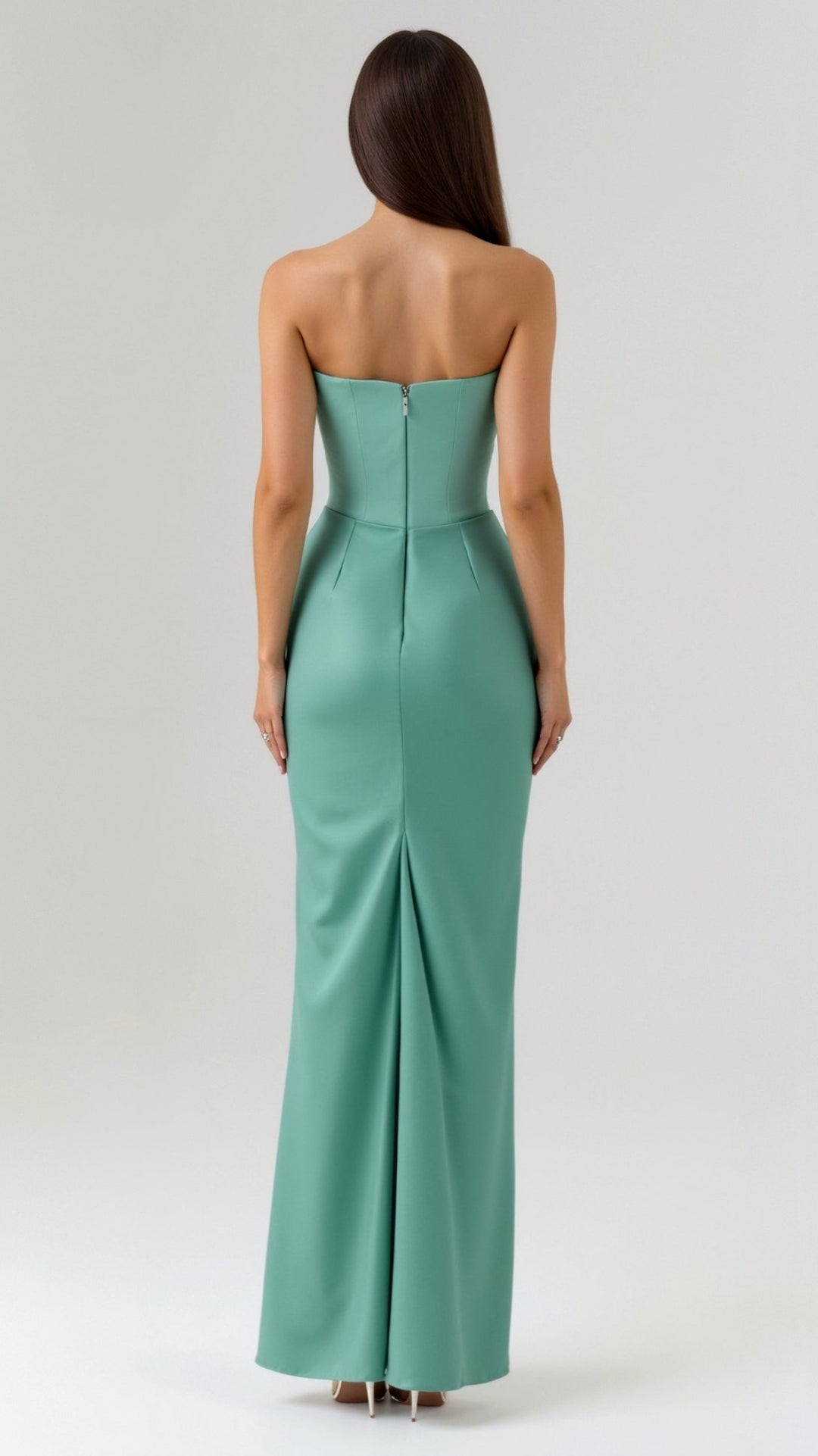 Vintém d'Ouro - Vestido longo com corpete