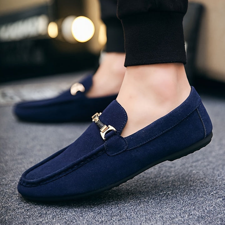 Vintém d'Ouro - Mocassins de negócios em camurça