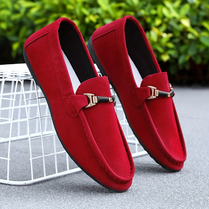 Vintém d'Ouro - Mocassins de negócios em camurça