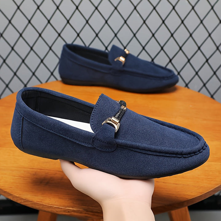 Vintém d'Ouro - Mocassins de negócios em camurça