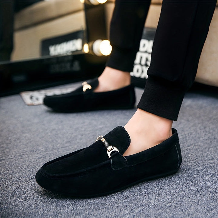 Vintém d'Ouro - Mocassins de negócios em camurça