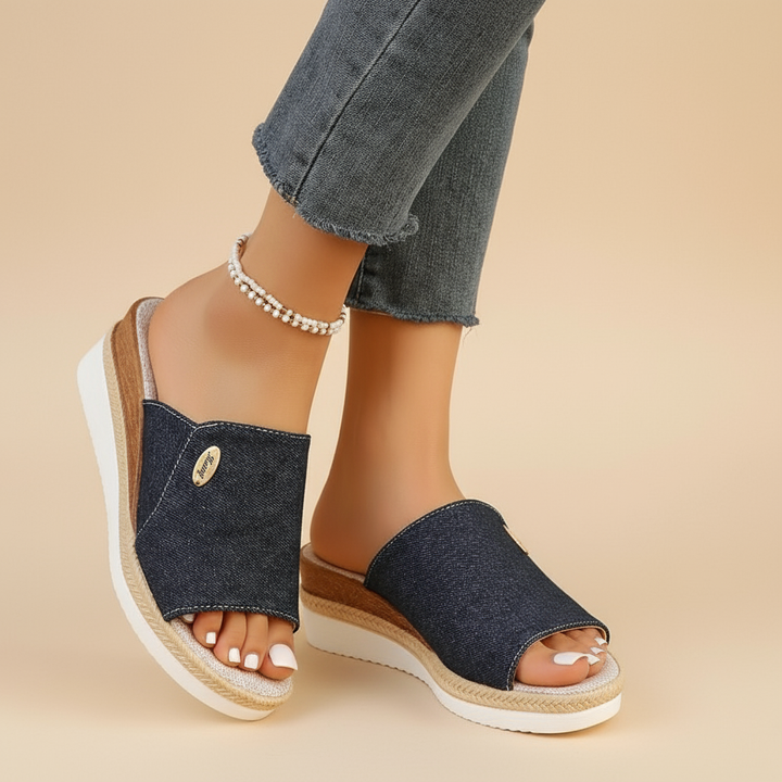 Vintém d'Ouro - sandália ergonómica inspirada em jeans