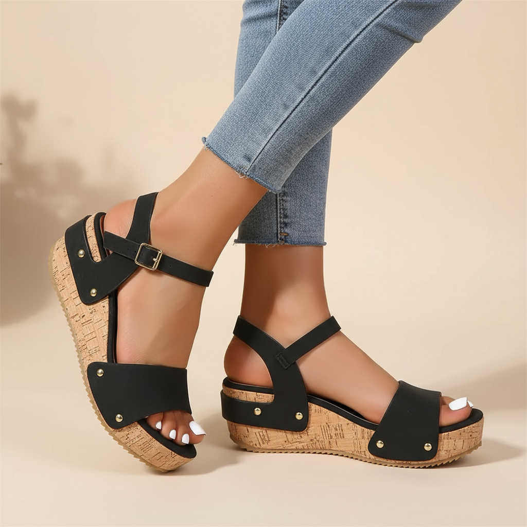 Vintém d'Ouro - sandália elegante minimalista de salto