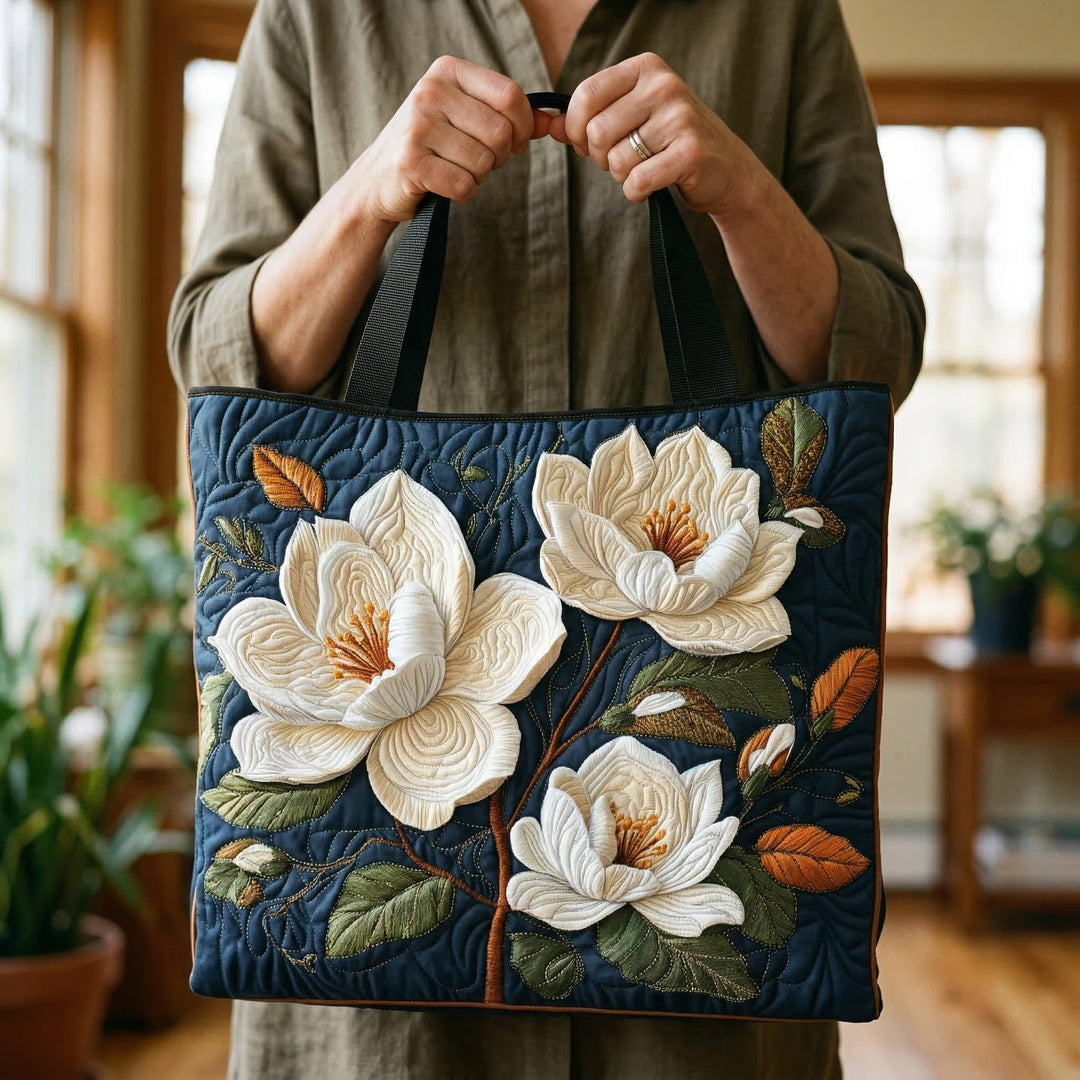Vintém d'Ouro - Saco Tote Acolchoado Elegante